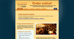 Desktop Screenshot of ganges-restaurant.com